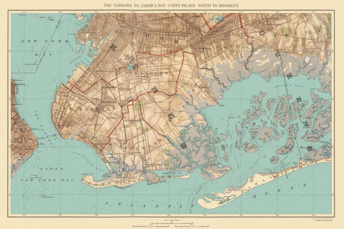 خريطة بروكلين التاريخية