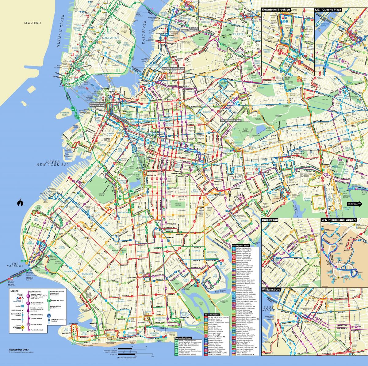 خريطة النقل في بروكلين